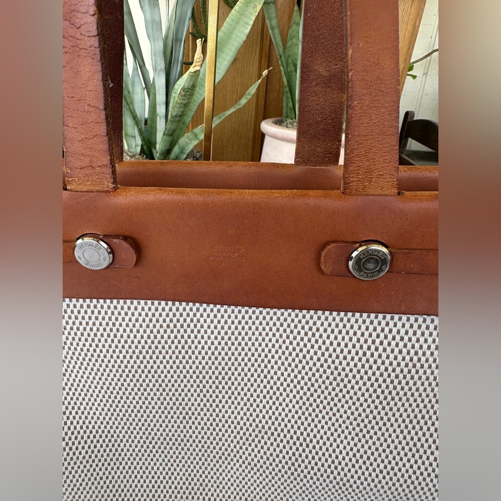 Hermes Herbag Cabas GM W/ Original Insert - Picture 2 of 15